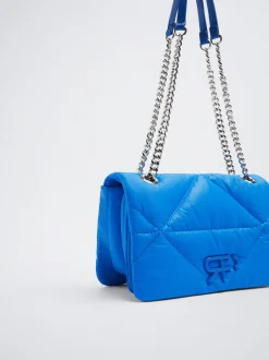 Quilted Crossbody Bag With Chain|Parfois Store