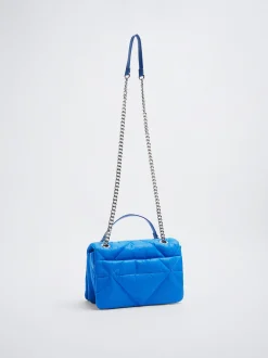 Quilted Crossbody Bag With Chain|Parfois Store