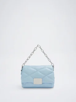 Quilted Crossbody Bag With Chain|Parfois Fashion