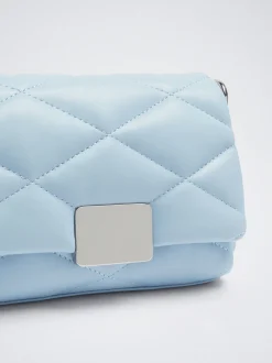 Quilted Crossbody Bag With Chain|Parfois Fashion