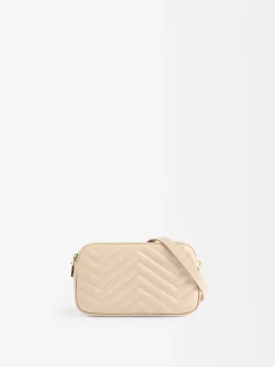 Quilted Crossbody Bag With Chain|Parfois Hot