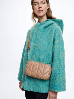 Quilted Crossbody Bag With Chain|Parfois Best