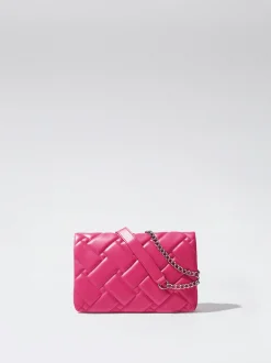 Quilted Crossbody Bag With Chain|Parfois Cheap