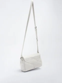 Quilted Crossbody Bag With Chain|Parfois Outlet