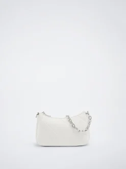 Quilted Shoulder Bag With Chain|Parfois Shop