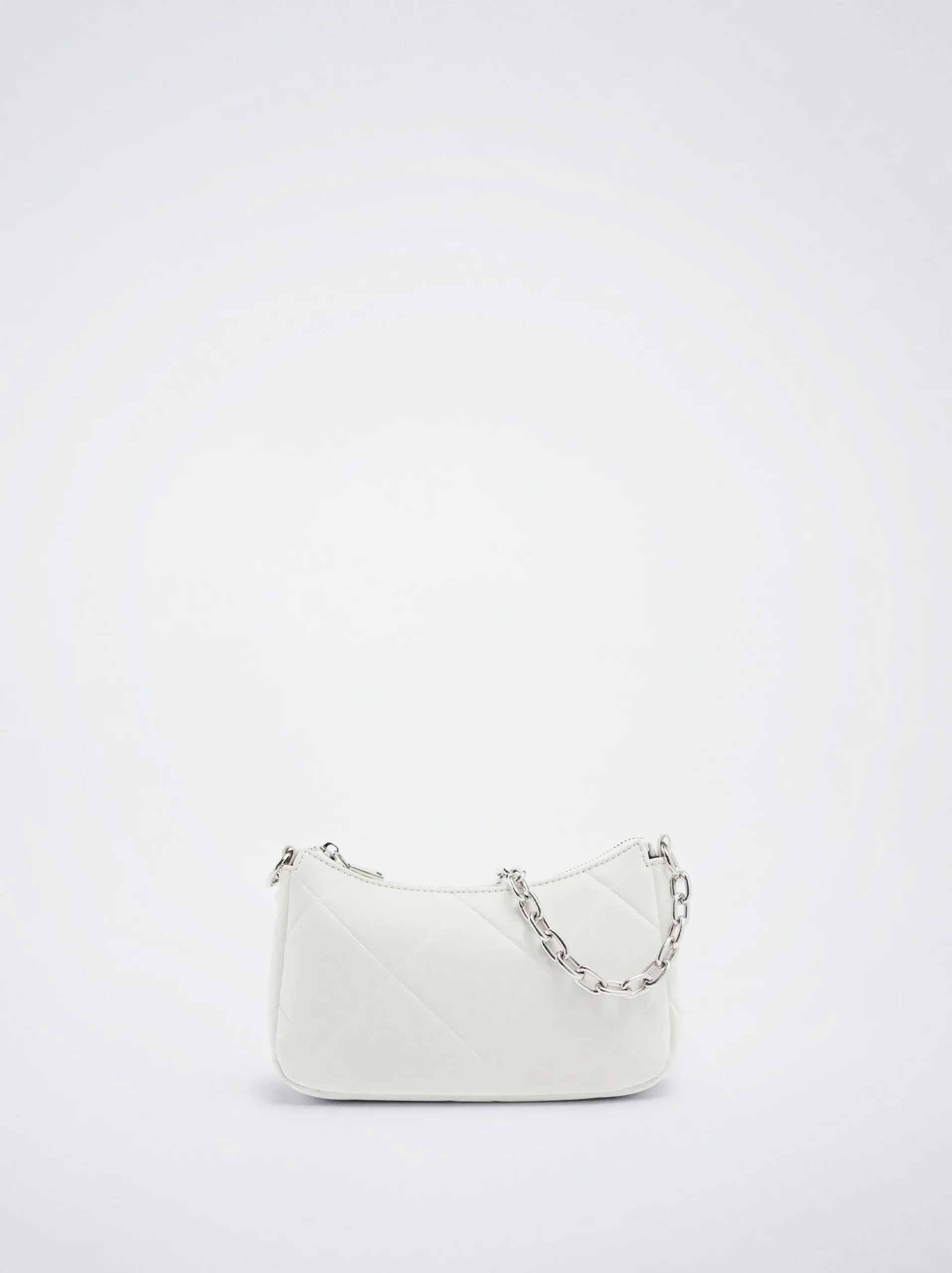 Quilted Shoulder Bag With Chain|Parfois Shop