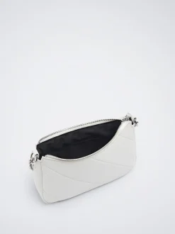 Quilted Shoulder Bag With Chain|Parfois Shop