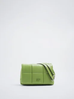 Quilted Shoulder Bag With Chain|Parfois Online
