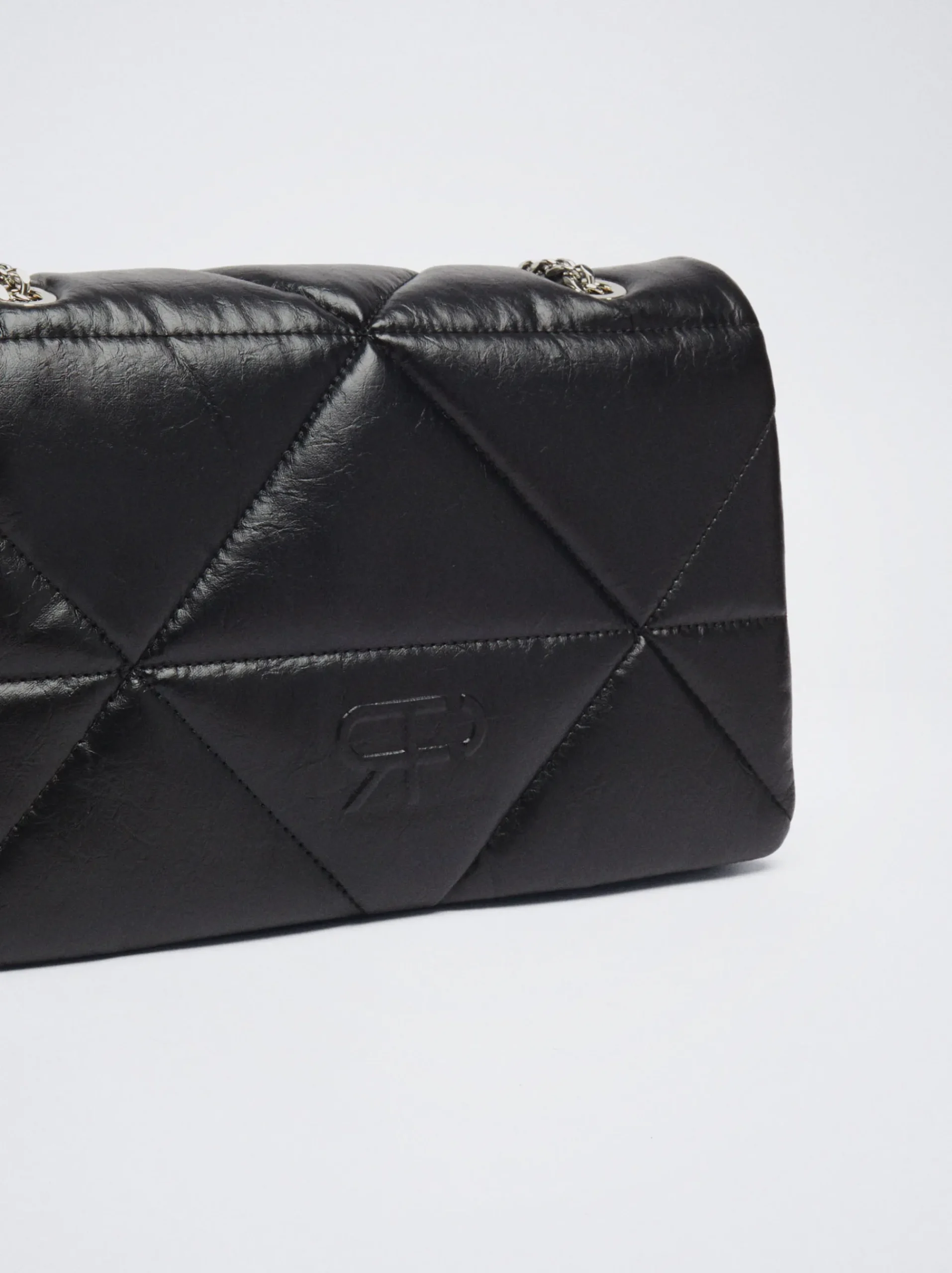 Quilted Shoulder Bag With Chain|Parfois Cheap
