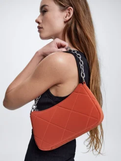 Quilted Shoulder Bag With Chain|Parfois Best Sale