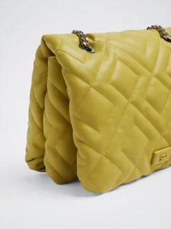 Quilted Shoulder Bag With Chain|Parfois Store