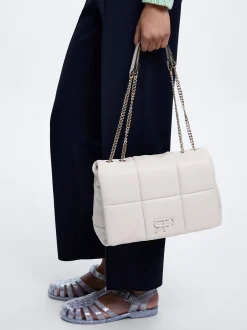 Quilted Shoulder Bag With Chain|Parfois Sale