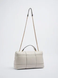 Quilted Shoulder Bag With Chain|Parfois Sale