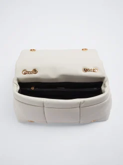 Quilted Shoulder Bag With Chain|Parfois Sale
