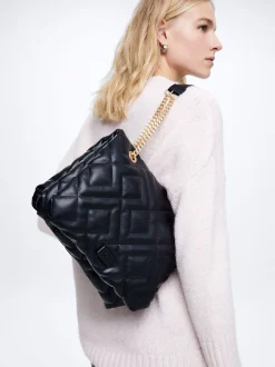 Quilted Shoulder Bag With Chain|Parfois Outlet