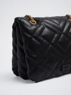 Quilted Shoulder Bag With Chain|Parfois Outlet