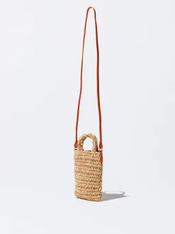 Raffia Mobile Phone Case|Parfois Flash Sale