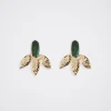 Resin Earrings With Flower|Parfois Best Sale