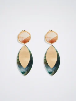 Resin Earrings With Flower|Parfois Best