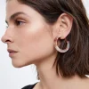 Resin Hoop Earrings|Parfois Flash Sale
