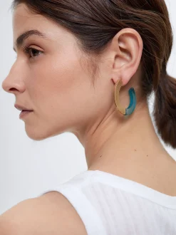Resin Hoop Earrings|Parfois Clearance