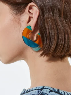 Resin Hoop Earrings|Parfois Cheap