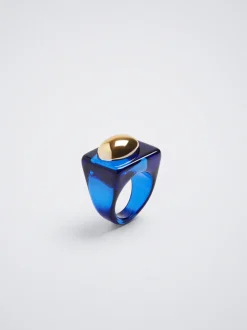 Resin Signet Ring|Parfois Flash Sale