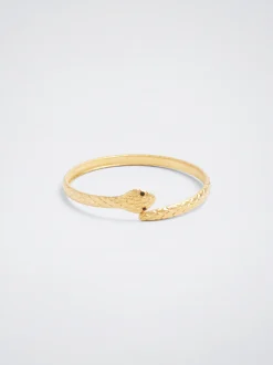 Rigid Steel Bracelet With Snake|Parfois New