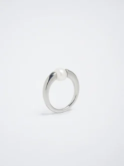 Ring With Freshwater Pearl|Parfois Cheap