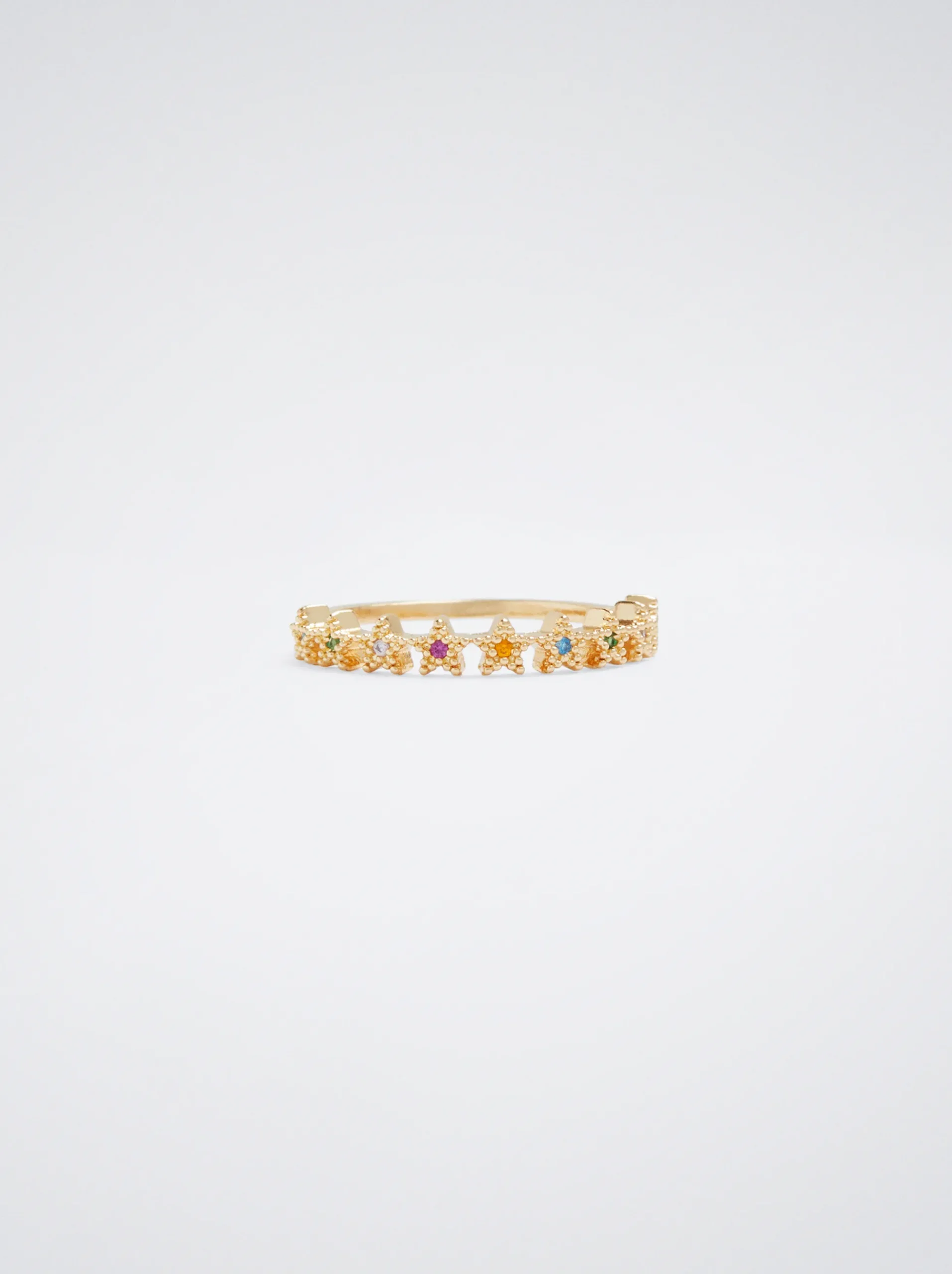 Ring With Zirconia|Parfois Flash Sale