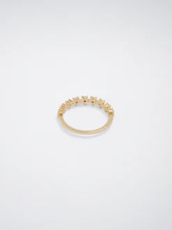 Ring With Zirconia|Parfois Flash Sale