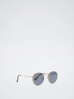 Round Metallic Sunglasses|Parfois Fashion