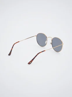 Round Metallic Sunglasses|Parfois Fashion