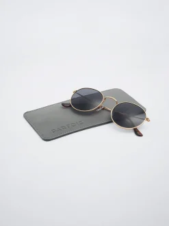 Round Metallic Sunglasses|Parfois Fashion