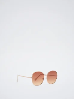 Round Metallic Sunglasses|Parfois Clearance