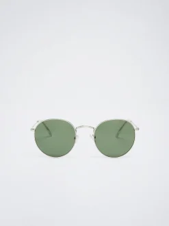 Round Metallic Sunglasses|Parfois Clearance