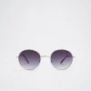 Round Metallic Sunglasses|Parfois Outlet