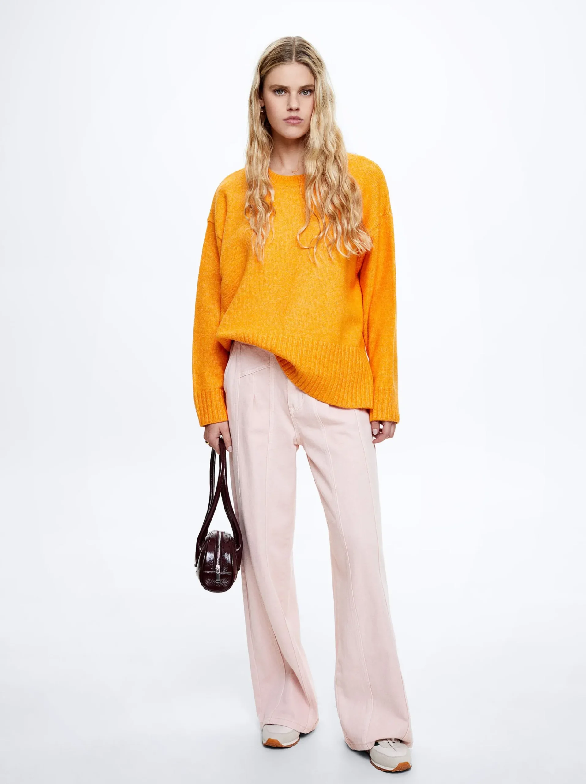Round-Neck Knit Sweater|Parfois Cheap
