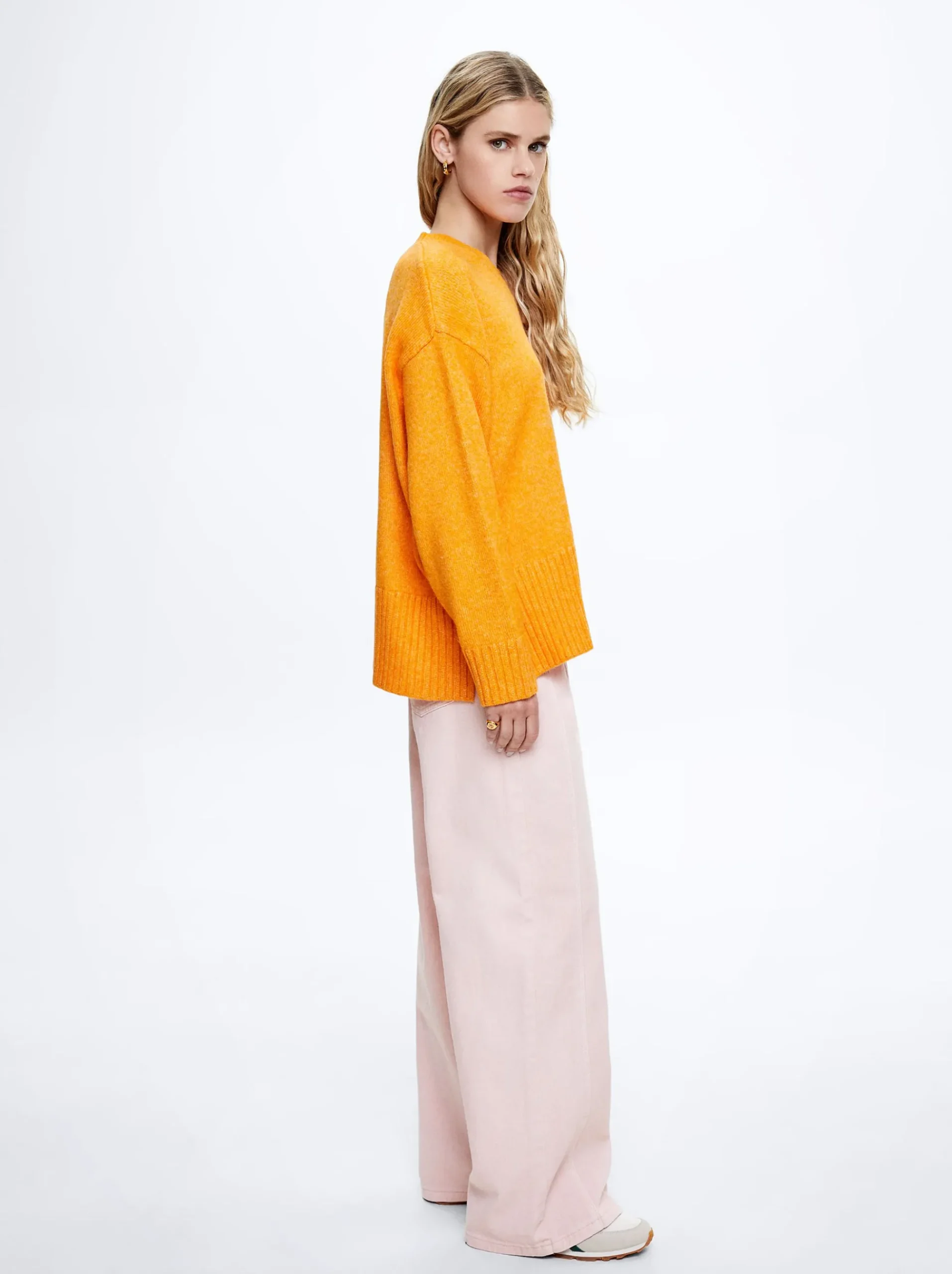 Round-Neck Knit Sweater|Parfois Cheap