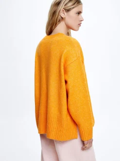 Round-Neck Knit Sweater|Parfois Cheap