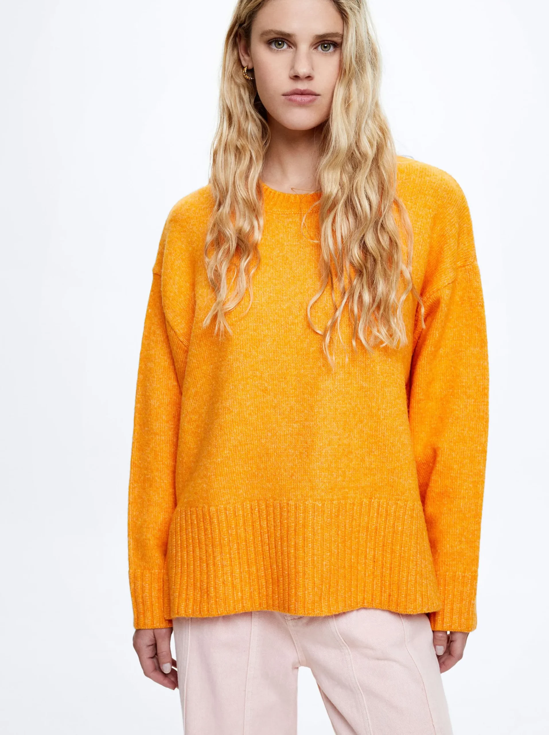 Round-Neck Knit Sweater|Parfois Cheap