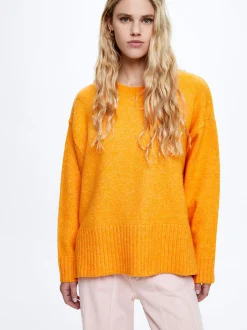 Round-Neck Knit Sweater|Parfois Online