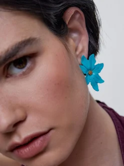 Rubber Flower Earrings|Parfois Best