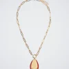 Rubber Golden Necklace|Parfois Cheap