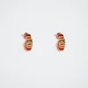 Rubber Hoop Earrings|Parfois New