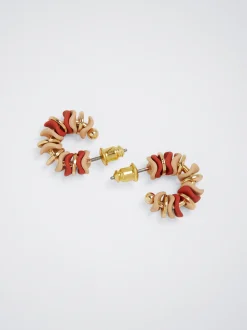 Rubber Hoop Earrings|Parfois New