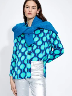 Satin Printed Shirt|Parfois Best Sale