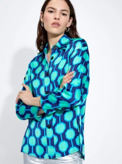 Satin Printed Shirt|Parfois Best Sale
