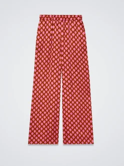 Satin Printed Trousers|Parfois Best Sale