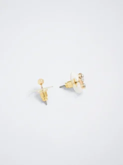 Set Of Earrings With Crystals|Parfois Flash Sale